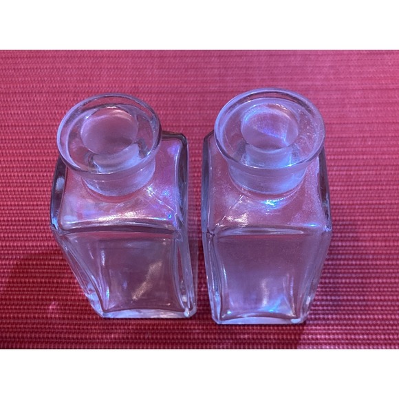 Brass Caddy & Perfume Bottles Style Of 19th Century French Baccarat Floral Motif - Picture 9 of 14